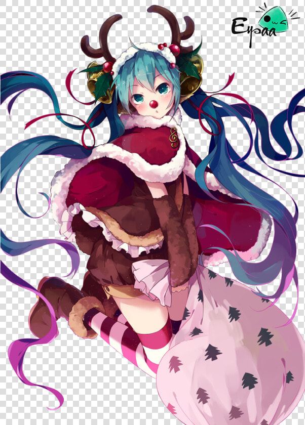 Anime  Christmas  And Girl Image   Sexy Anime Girls In Christmas  HD Png DownloadTransparent PNG