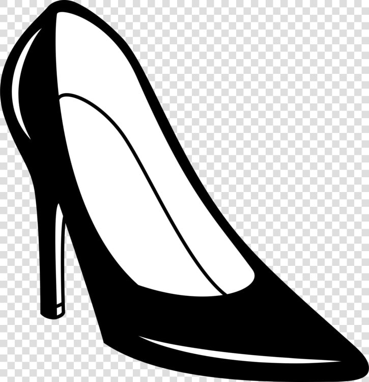 Blackandwhite high Heels footwear   Shoes Clipart Black And White  HD Png DownloadTransparent PNG