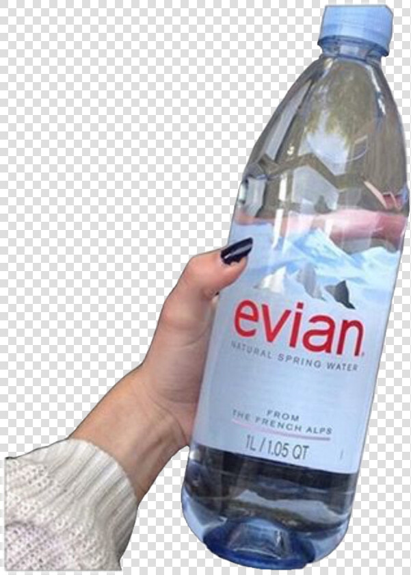  evian  water  bottle  waterbottle  evianwater  evianbottle   Niche Pngs Water  Transparent PngTransparent PNG