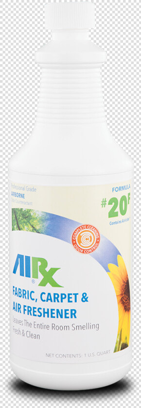 Rx 20f Fabric  amp  Carpet Air Freshener Quart   Pe Bottle With Applicator  HD Png DownloadTransparent PNG