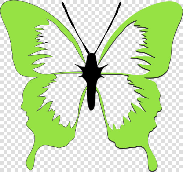 Butterfly Clipart Light Green   Red Butterfly Clip Art  HD Png DownloadTransparent PNG