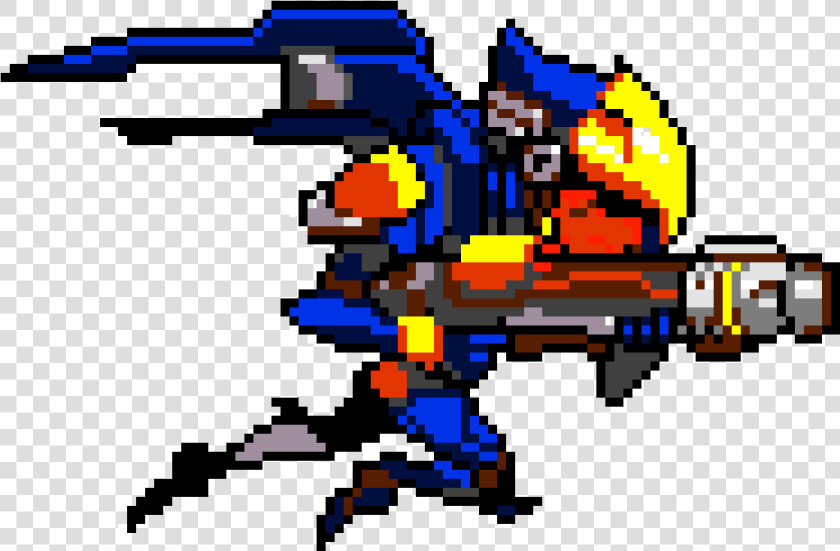 Overwatch Pharah Pixel Art  HD Png DownloadTransparent PNG