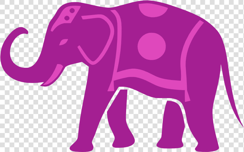 Indian Elephant Silhouette Clip Art   Circus Elephant Black And White  HD Png DownloadTransparent PNG