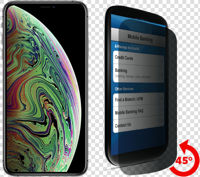 Cellhelmet Privacy Tempered Glass For Iphone Xs Max   Xperia 1 Vs Iphone Xs Max  HD Png DownloadTransparent PNG