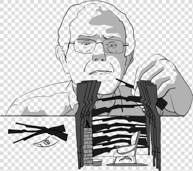 Sharp Shooting With Bernie Sanders Uses Nra Endorsement   Cartoon  HD Png DownloadTransparent PNG