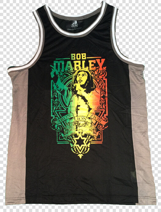 Bob Marley Frame Basketball Jersey   Active Tank  HD Png DownloadTransparent PNG