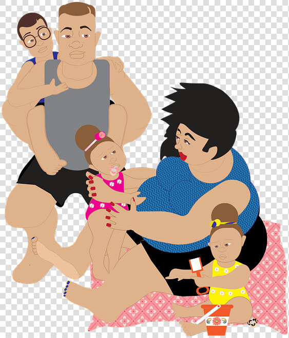 Family  Mom  Mother  Child  Girl  Baby  Daughter  Young   Cartoon  HD Png DownloadTransparent PNG