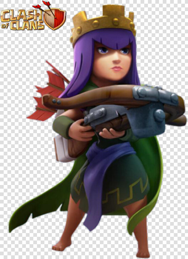 Clash Of Clan All Character   Archer Queen Clash Royale  HD Png DownloadTransparent PNG