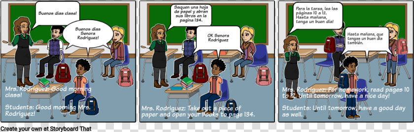 Storyboard Conversations In Spanish  HD Png DownloadTransparent PNG