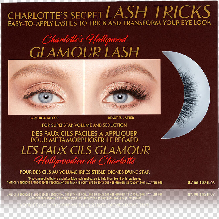 Hollywood Glamour Eyelashes Closed Pack Shot   Charlotte Tilbury False Lashes  HD Png DownloadTransparent PNG