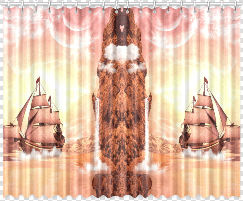 Awesome Ship Window Curtain 52 X84   Window Valance  HD Png DownloadTransparent PNG