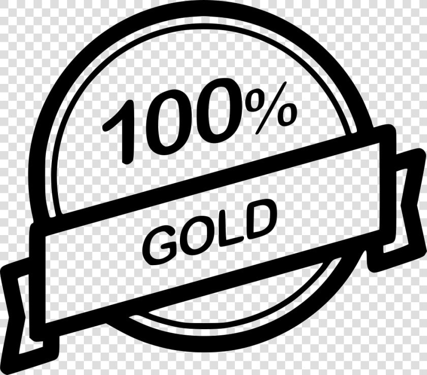 Gold Label Percent Guarantee   Money Back Icon Png  Transparent PngTransparent PNG