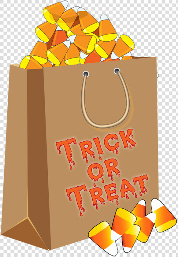 Trick Or Treating Halloween Candy Corn Clip Art   Transparent Background Halloween Candy Clipart  HD Png DownloadTransparent PNG