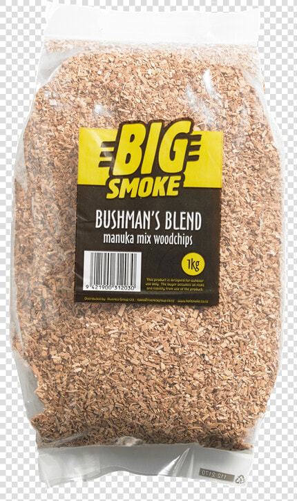 Big Smoke Bushman S Blend Wood Chips 1kg   Emmer  HD Png DownloadTransparent PNG