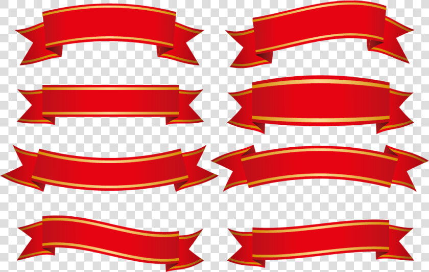 Red Ribbon Vector   Free Vector Red Ribbon  HD Png DownloadTransparent PNG