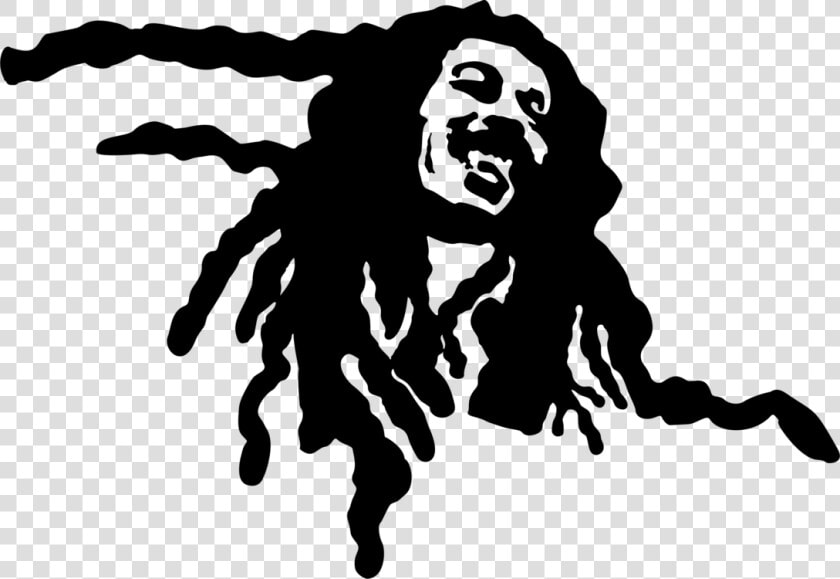 Fictional Character stencil logo   Graffiti Bob Marley Cover  HD Png DownloadTransparent PNG