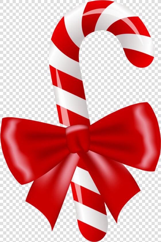 Christmas Candy Stick With Bow Png Image   Christmas Candy Cane Clipart Png  Transparent PngTransparent PNG