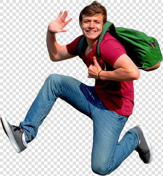 Transparent Guy Jumping Png   Person Waving Transparent Background  Png DownloadTransparent PNG