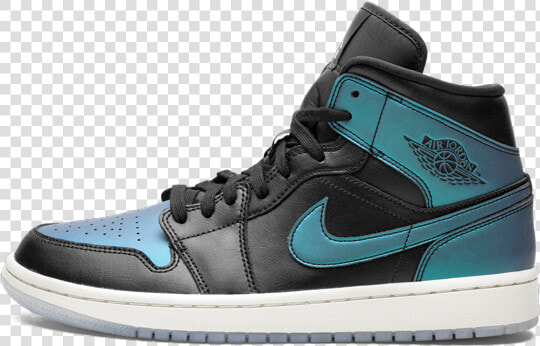 Wmns Air Jordan 1 Mid Iridescent  HD Png DownloadTransparent PNG