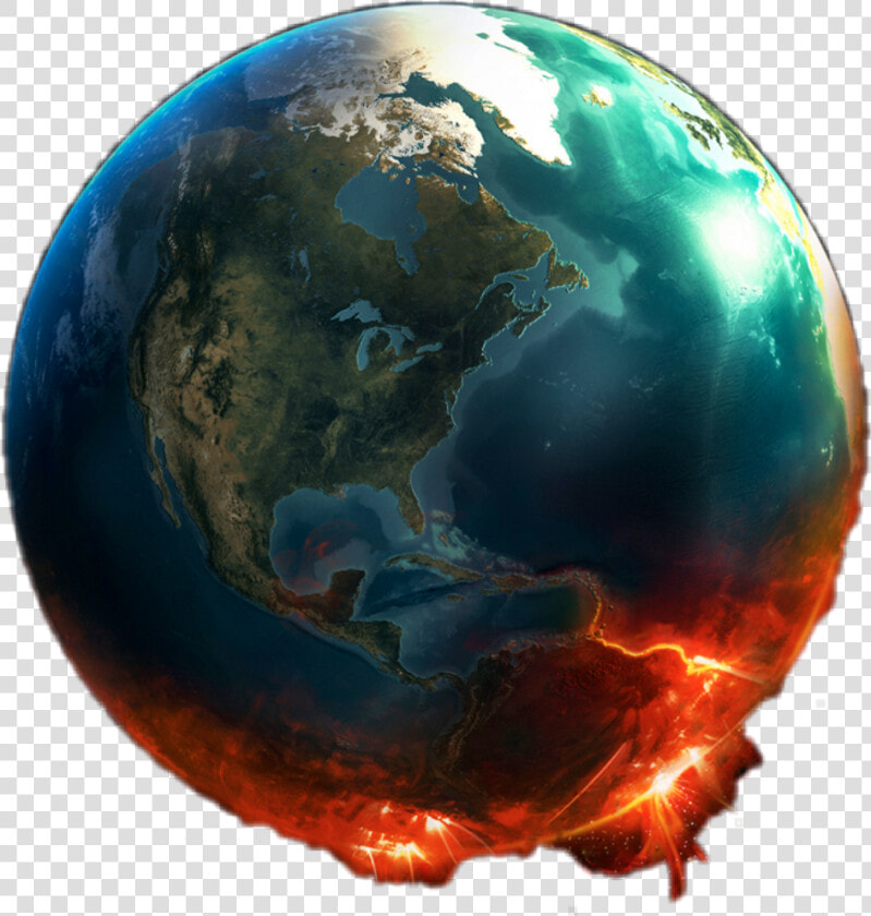 Global Warming Earth Png   Png Download   Earth On Fire Png  Transparent PngTransparent PNG