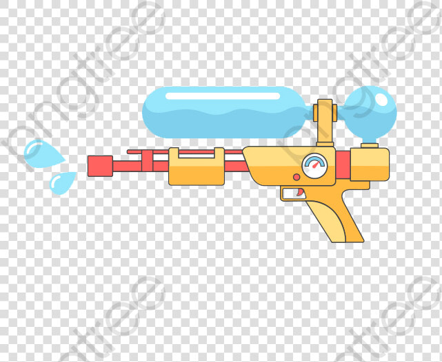 Water Gun  Water Clipart  Gun Clipart  Foreign Creative   Trigger  HD Png DownloadTransparent PNG