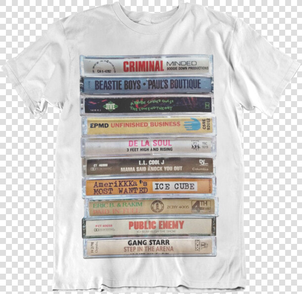 Men Tee   Classics Hip Hop Tapes Pt   Cassette Tape Poster Hip Hop  HD Png DownloadTransparent PNG