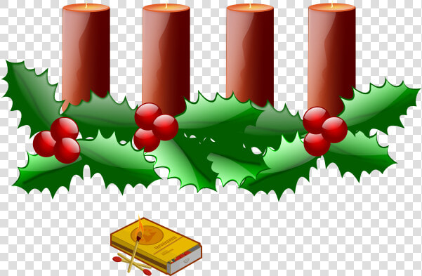 Advent   Advent Candles 2 Lit  HD Png DownloadTransparent PNG