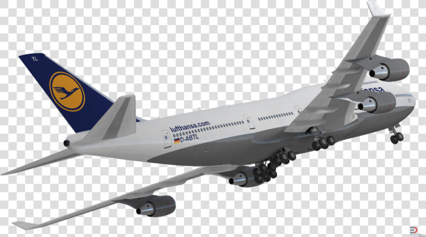 Boeing 747 400er Lufthansa Royalty Free 3d Model   Airplane 3d Model Png  Transparent PngTransparent PNG