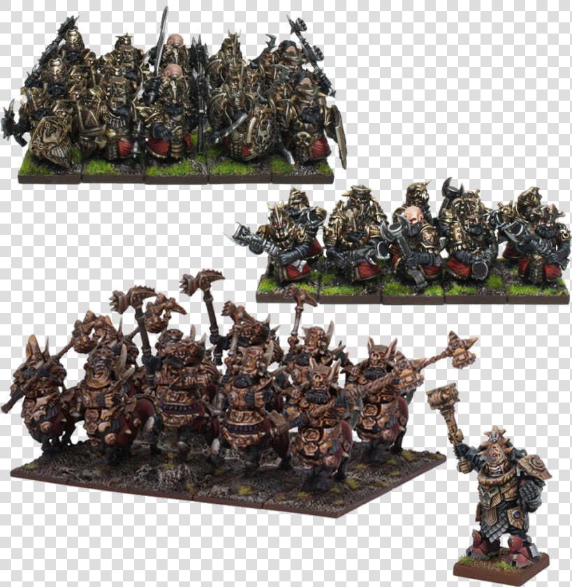 Abyssal Dwarf Army   Kings Of War Abyssal Dwarfs  HD Png DownloadTransparent PNG