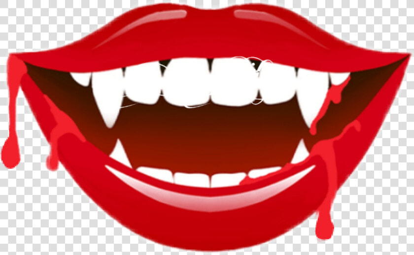  halloween  vampiremouth  mouth  vampire  HD Png DownloadTransparent PNG