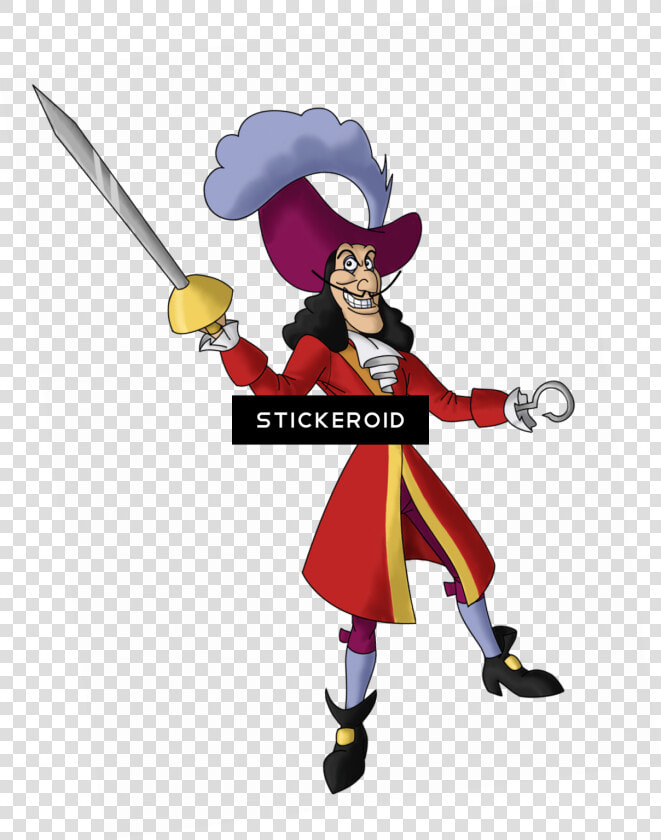 Captain Hook Cartoons Disney   Captain Hook Disney Cartoon  HD Png DownloadTransparent PNG