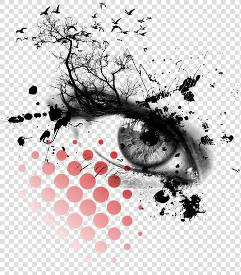 Tattoo Eye Artist Polka Idea Creative Trash Clipart   Trash Polka Eye Tattoo  HD Png DownloadTransparent PNG