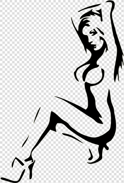 Nude Woman Silhouette Art  HD Png DownloadTransparent PNG