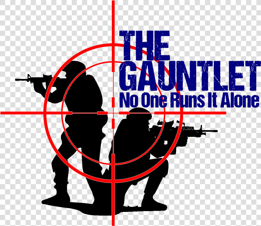 Gauntlet No One Runs It Alone Logo  HD Png DownloadTransparent PNG