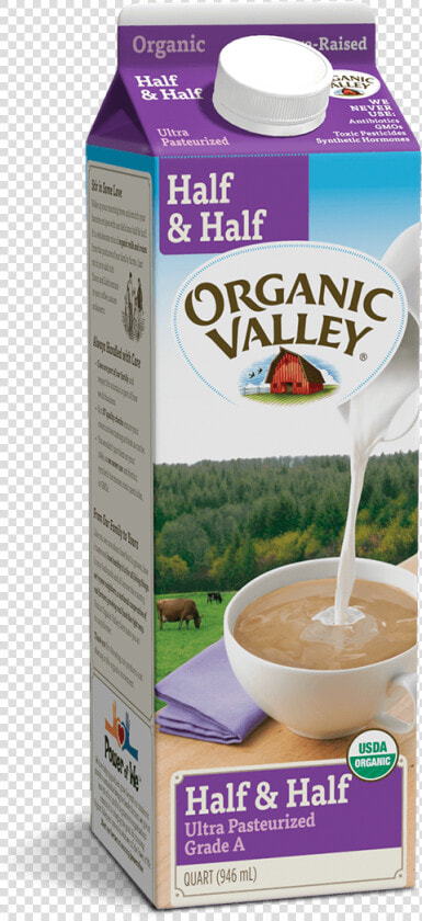 Organic Valley Half And Half  HD Png DownloadTransparent PNG