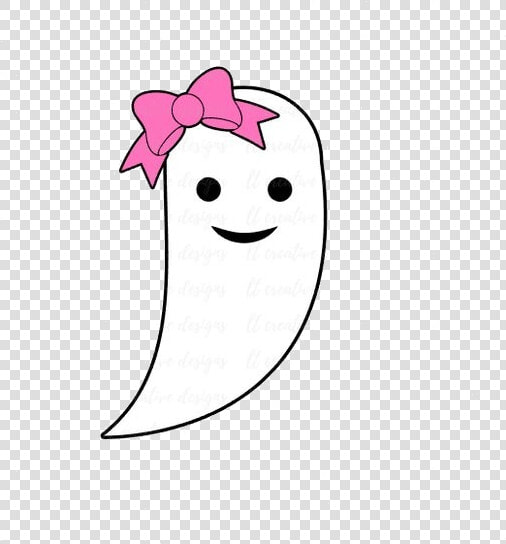 Ghost Il Xn Al Cute Clipart Transparent Png   Ghost With Bow Clipart  Png DownloadTransparent PNG