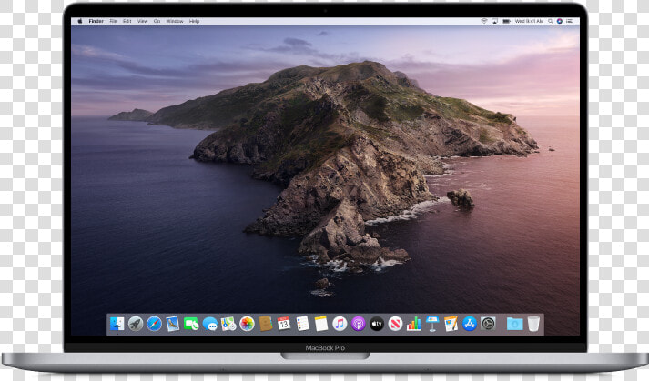 A 16 inch Macbook Pro Computer   Macbook Catalina  HD Png DownloadTransparent PNG