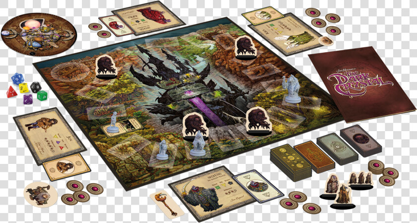 Components Of Jim Henson S The Dark Crystal Board Game   Dark Crystal Board Game Review  HD Png DownloadTransparent PNG