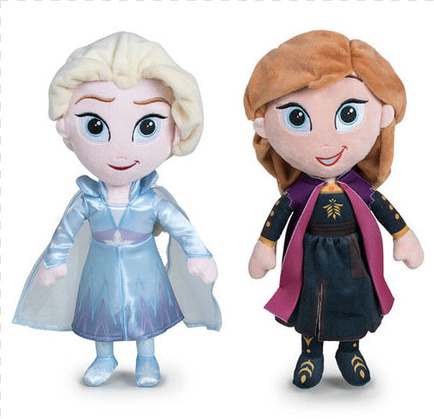 Peluche Elsa  amp  Anna Frozen 2 Disney 30cm   Peluche Anna Frozen  HD Png DownloadTransparent PNG