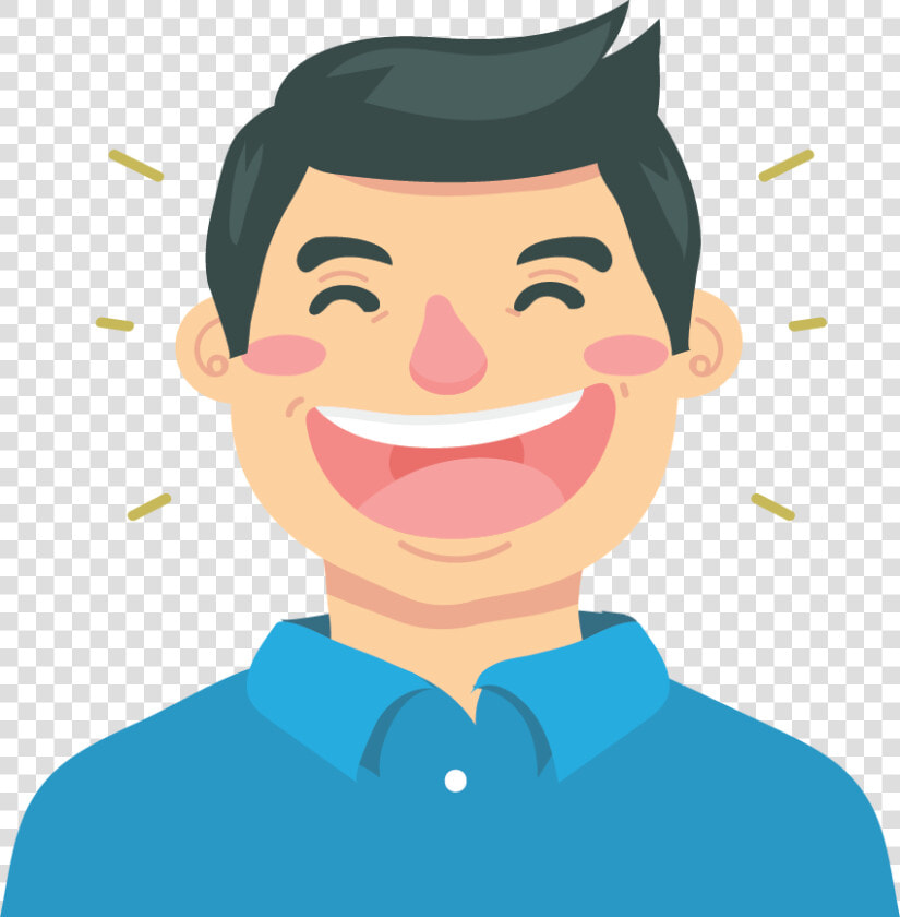 Man Laughing   Laugh Vector  HD Png DownloadTransparent PNG