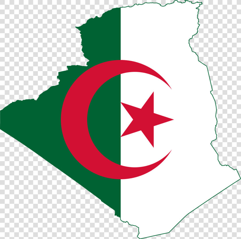 Algeria Flag And Map  HD Png DownloadTransparent PNG