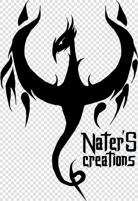 Naters Creations Logo Png Firebird Black   Emblem  Transparent PngTransparent PNG