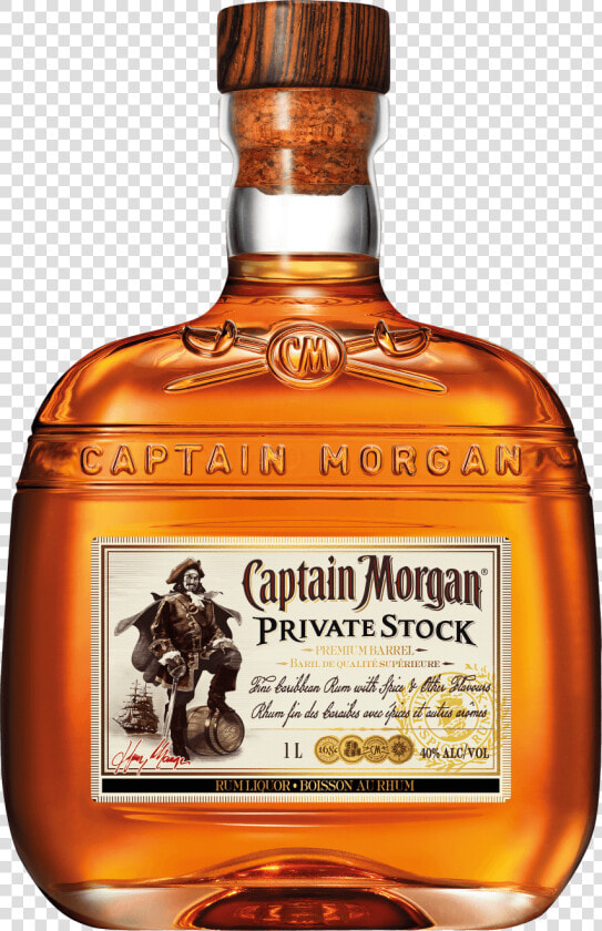 Captain Morgan Private Stock Spiced Rum 750 Ml   Captain Morgan Private Stock  HD Png DownloadTransparent PNG