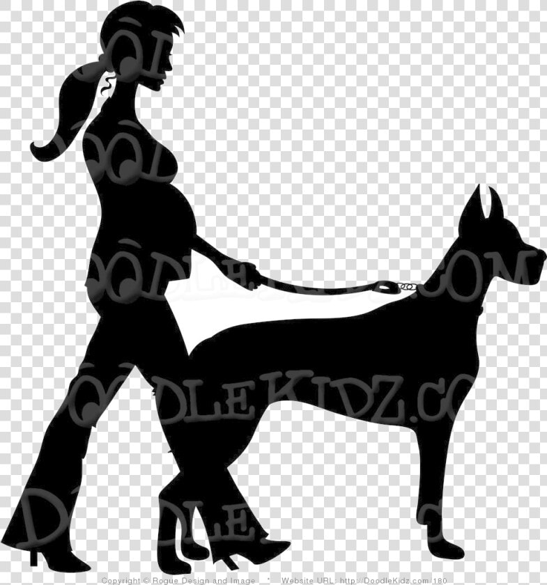 Dog Walking Man Silhouette At Free For Personal Transparent   Dog Walking Clip Art  HD Png DownloadTransparent PNG