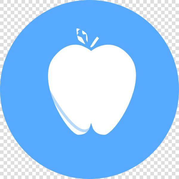 Blue Circle Apple Svg Clip Arts   Generic Social Media Icon  HD Png DownloadTransparent PNG