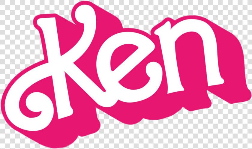  ken  aesthetic  barbie  pink  retro  text  vaporwave   Barbie And Ken Logo  HD Png DownloadTransparent PNG