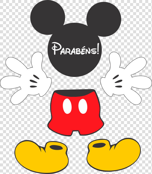 Turma Do Mickey Mikey Para Tubete Personalizado   Mickey Mouse Parts Clipart  HD Png DownloadTransparent PNG