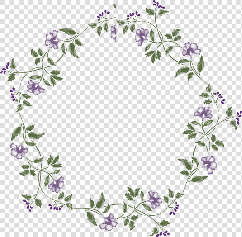 Transparent Round Frame Clipart   Transparent Round Flower Frame  HD Png DownloadTransparent PNG