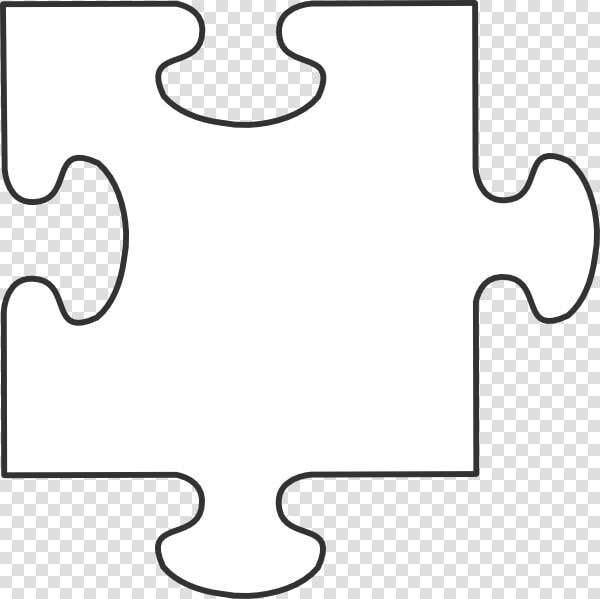 Puzzle Piece Png   Autism Awareness Puzzle Piece Coloring Page  Transparent PngTransparent PNG