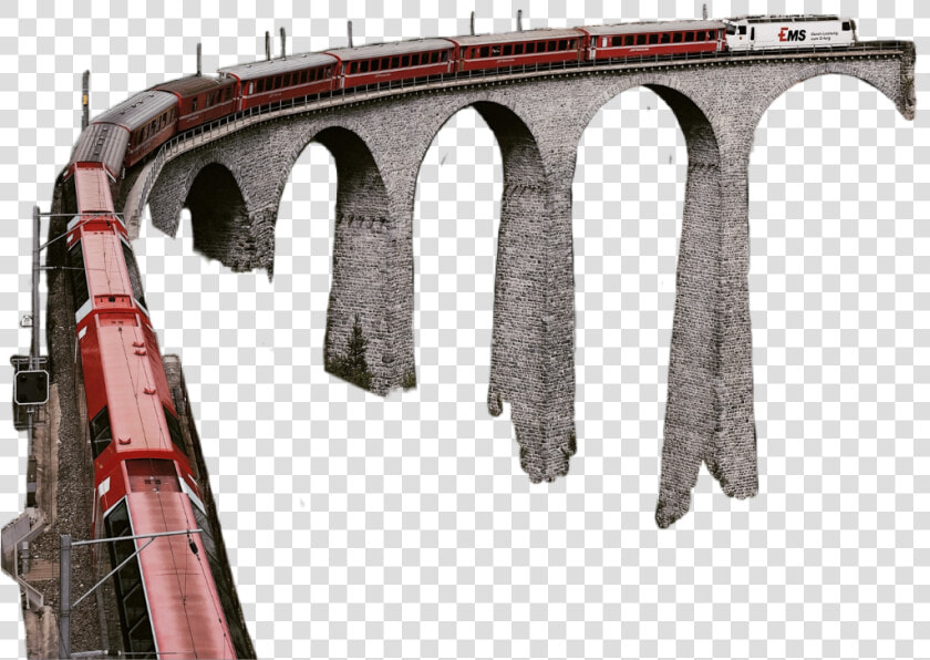 Transparent Stone Bridge Png   Train With Bridge Png  Png DownloadTransparent PNG